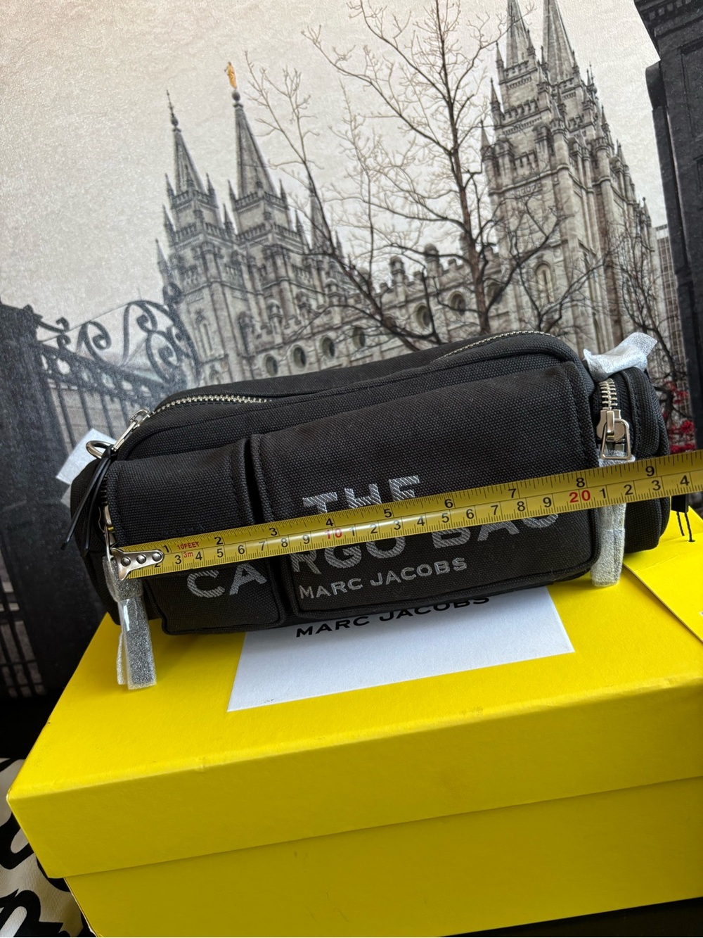 Marc Jacobs Black 'The Cargo Bag” Doble Strap - Picture 13 of 16